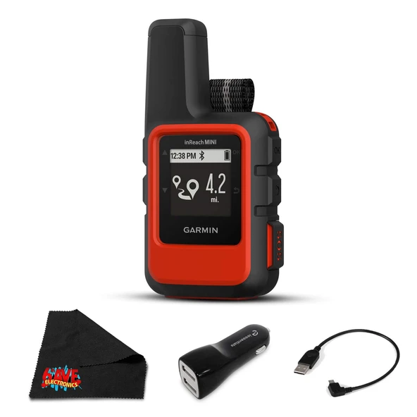 Garmin inReach Mini Uydu İletişimci (Orange) Hiking GPS (Satellite Abonelik Gerekli) - 1 Yıl Garanti + Araba USB adaptörü + Daha Fazla ürün görseli 1