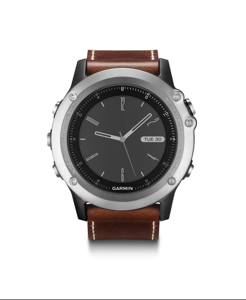 Garmin 010-01338-60 Garmin Fenix 3 Sapphire (Cam with Deri Band) ürün görseli 1