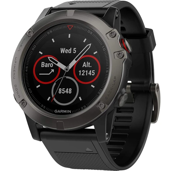 Garmin Fenix® 5X Sapphire Tek Boyutlu Çoklu Spor GPS Saati ürün görseli 1