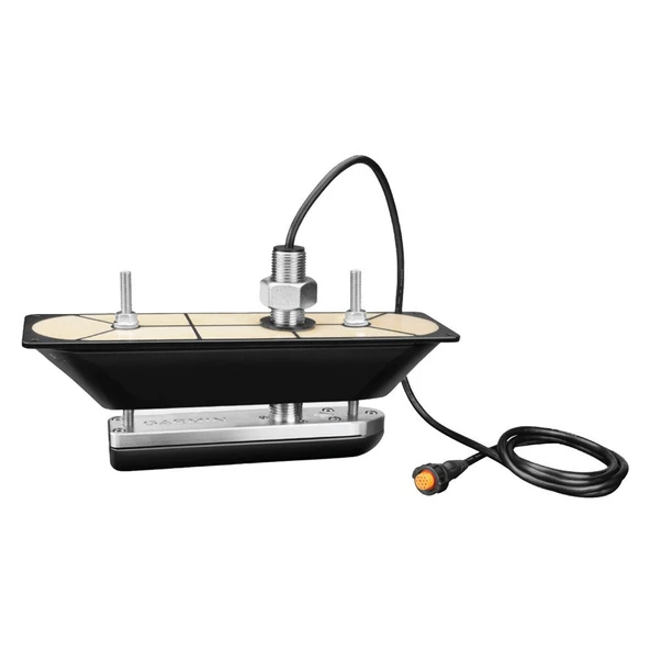 Garmin 010-12089-10 GT30-TH - Paslanmaz Çelik Thru-Hull DownVu/SideVu Scanning Transducer with Sıcaklık Sensör (12-Pin) ürün görseli 1