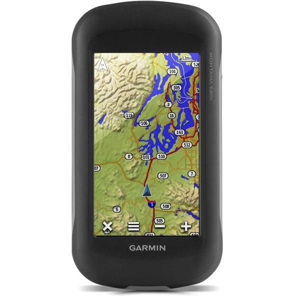 Garmin Montana 680t, Touchscreen Hiking el, GPS/GLONASS ve Preloaded TOPO Maps, 8crypt Mega Camera ürün görseli 1