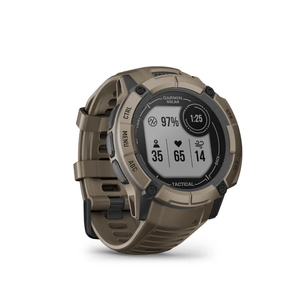Garmin Instinct 2X Solar Taktik - Akıllı saat modunda sonsuz pil ömrüne sahip GPS akıllı saat, 40'tan fazla spor uygulaması, akıllı bildirimler, GarminPay, egzersiz durumu, uyku analizi ürün görseli 1