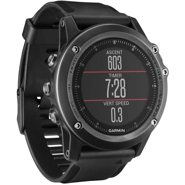 Garmin Fenix 3 HR Eğitimi Gray / Black ürün görseli 1