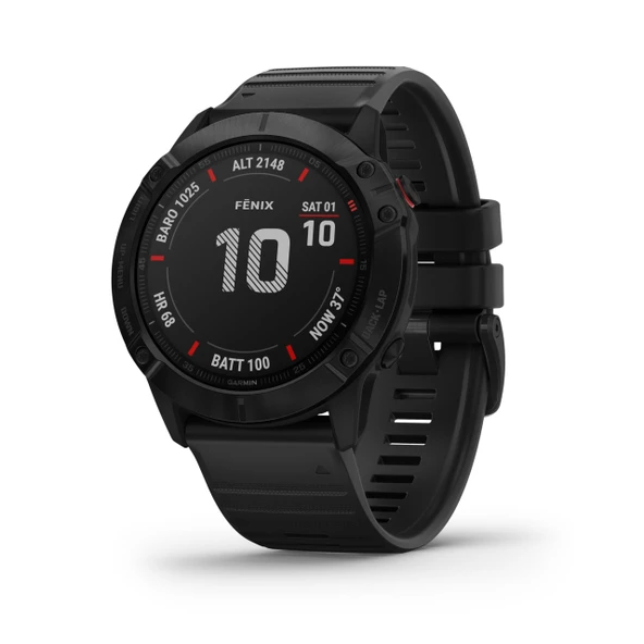 Garmin Unisex - Yetişkin GPS Çoklu Spor Akıllı Saat, Siyah, L ürün görseli 1
