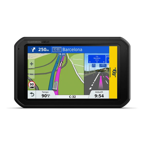Garmin dezlCam785 Tam AB LMT-D el tipi navigasyon cihazı - Ömür boyu harita güncellemeleri, kamyona özel yönlendirme ve işlevler dahil Avrupa haritası, siyah, 010-01856-10 ürün görseli 1