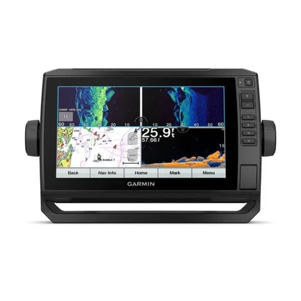 Garmin ECHOMAP UHD 94sv with GT56UHD-TM Transducer, 9"" Keyed-Assist Touchscreen Chartplotter with U.S. BlueChart G3 and attached High-Def Scanning Sonar (010-02524-01) ürün görseli 1
