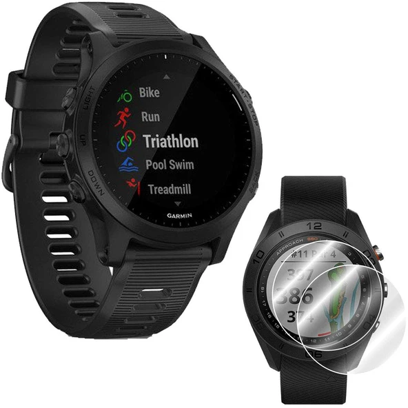 Garmin Forerunner 945 GPS Spor İzle (Black) | Resmi ABD Ortak Modeli | Sche with 2Pack Ekran Koruyucu Sche ürün görseli 1