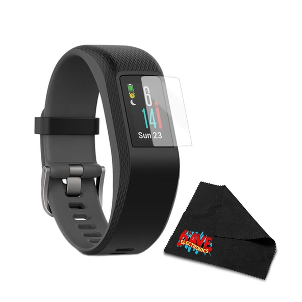 Garmin Vivosport Activity Tracker Bileband Büyük, Slate (010-01789-12) Sche with Tempered Glass Ekran Koruyucu ürün görseli 1