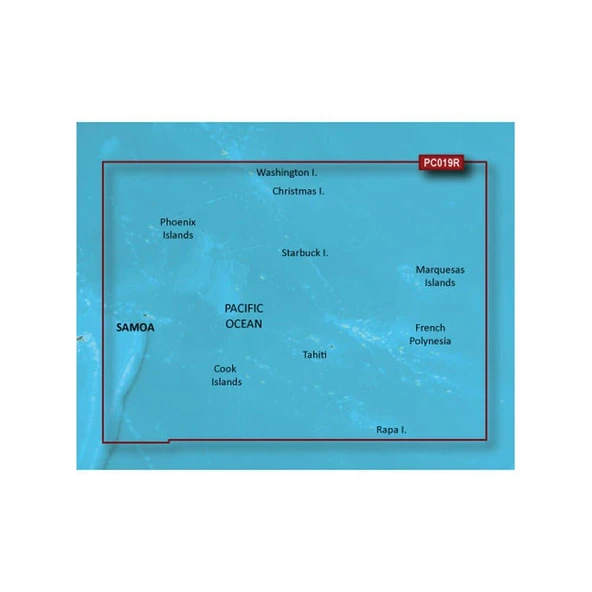 Garmin Charts 3930926 Garmin Bluechart® G2 Vision® Hd - Vpc019r - Polynesia - MicrosdTM/sdTM ürün görseli 1