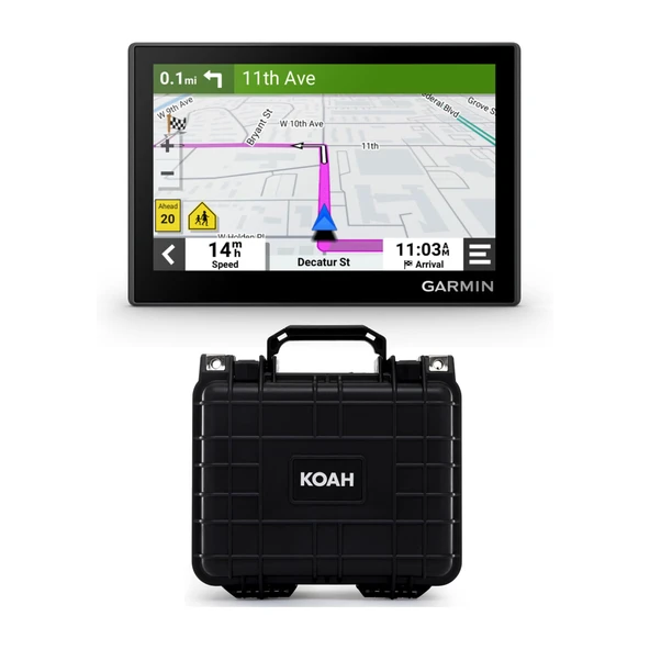 Garmin Drive 53 GPS Navigator Sche with Weatherproof Hard Case, Priizable Köpük ( x 9 x 7) (2 Madde) ürün görseli 1