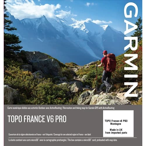Garmin TOPO Fransa v6 PRO, Montagne, microSD/SD Kart ürün görseli 1