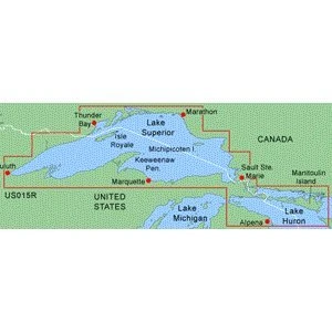 Garmin Bluechart MUS015R - Lake Superior - Garmin Data Card ürün görseli 1