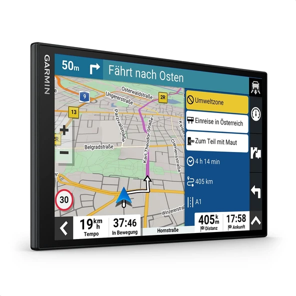Garmin DriveSmart 86 MT-D navigasyon cihazı, devasa 8 inç (20,3 cm) HD ekran, çevresel bölgeleri içeren 3 boyutlu Avrupa haritaları, Dijital Trafik aracılığıyla gerçek zamanlı trafik bilgileri ürün görseli 1