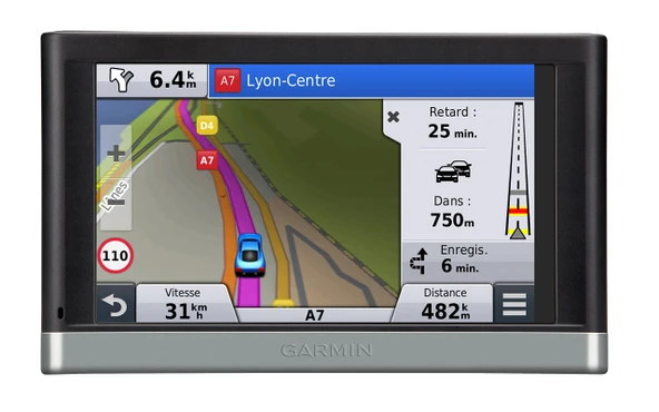 Garmin NÜVI 2447LMT Batı Avrupa navigasyon sistemi (4,3 inç ekran, sabit monitör, 16:9, kıta bölümü) ürün görseli 1