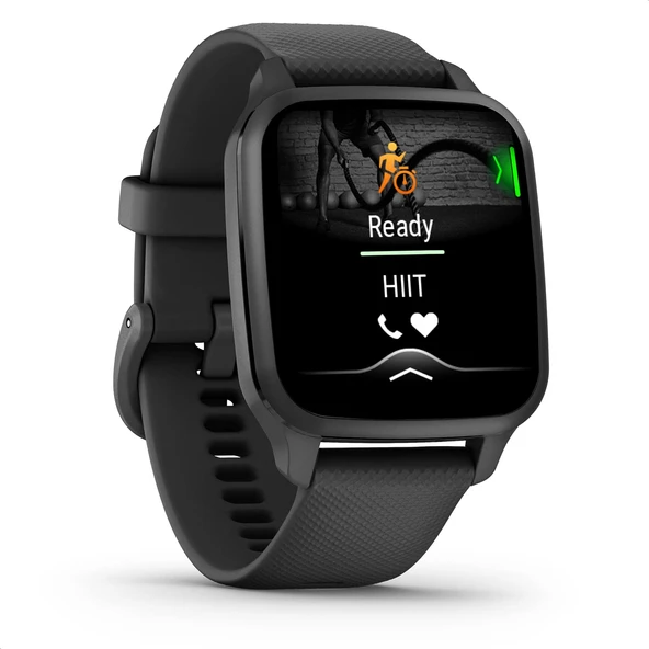Garmin Venu Sq 2 Music - 1,4" AMOLED ekrana, entegre müzik çalara, uyku analizine ve 25'ten fazla spor uygulamasına, 11 güne kadar pil ömrüne ve suya dayanıklı GPS fitness akıllı saati ürün görseli 1