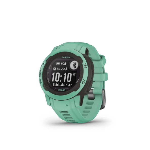 Garmin Instinct 2S Solar, Smaller-Sized Rugged Outdoor Watch with GPS, with Solar Şarj Cap tasks, built for All Elements, Multi-GNSS Support, Tracback Routing and More, Neo Tropic ürün görseli 1