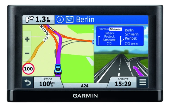 Garmin nüvi 65LMT Premium Trafik Navigasyon Cihazı (15,2 cm (5 İnç) Dokunmatik Ekran, Orta Avrupa için CN Haritaları, TMC Pro) ürün görseli 1