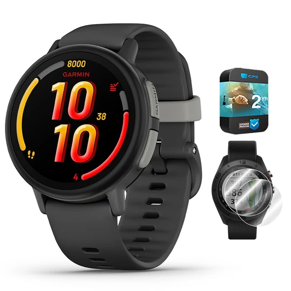 Garmin 010-03399 Bounce 2 Kids Smartwatch with Call Slate Gray Sche with Deco Essentials 2Pack Ekran Koruyucu 1.2 inç Bölüm Watches ve 2 YR CPS Geliştirilmiş Koruma Paketi ürün görseli 1
