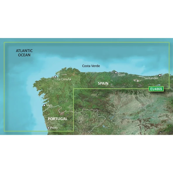 Garmin BlueChart g2 - HXEU486S - Galicia & Asturias - Micro/SD (35714) ürün görseli 1