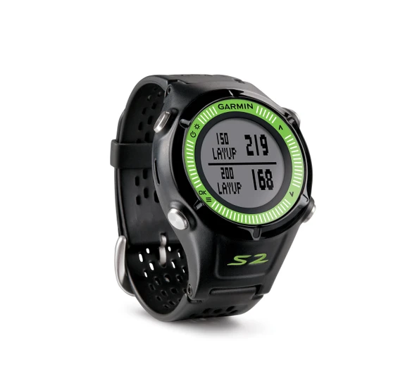 Garmin Approach S2 Black/Green Golf GPS Watch ürün görseli 1