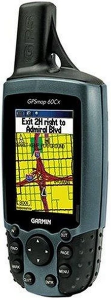 Garmin GPSMAP 60Cx Sualtı Bisiklet GPS (İngilizce ve Fransızca Manual/Packating) ürün görseli 1