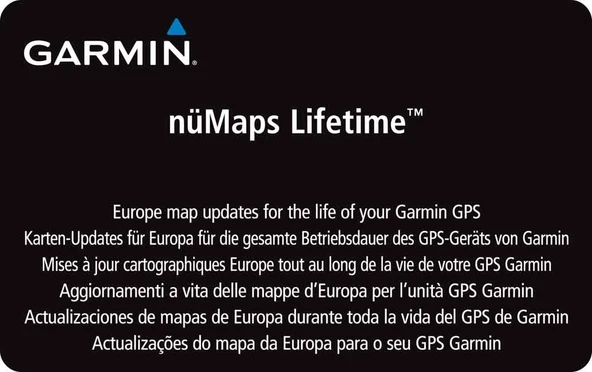 Garmin 010-11269-01 nuMaps Lifetime Europe NT ürün görseli 1