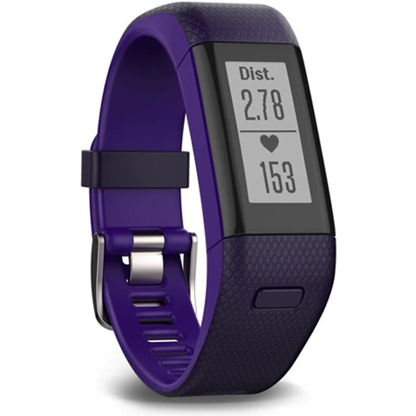 Garmin Vívosmart Hr + Düzenli Fit GPS Aktivitesi - Imperial Mor/Kona Mor (010-01955-37) ürün görseli 1