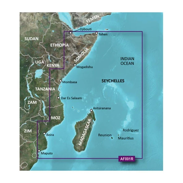 Garmin VAF001R - Doğu Afrika - SD Card ürün görseli 1