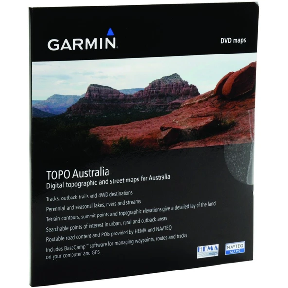 Garmin TOPO! 2004 Avustralya Harita DVD (Windows veya Mac) ürün görseli 1