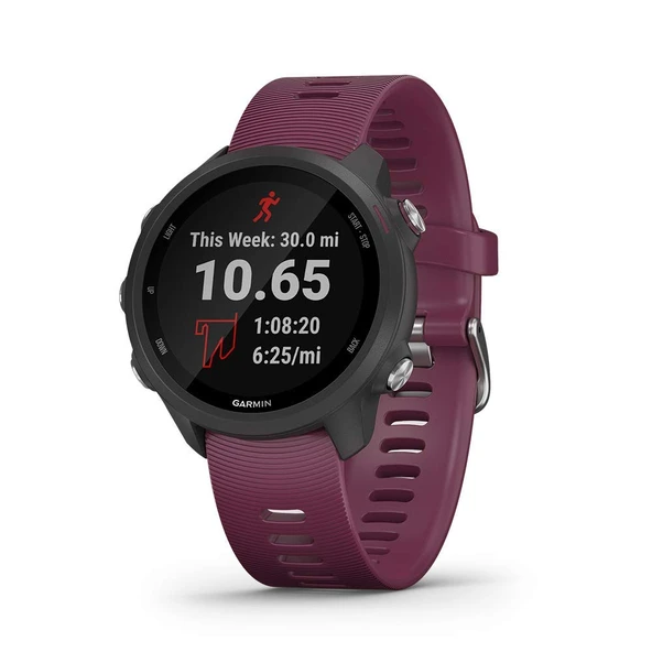 Garmin Forerunner 245, GPS Gelişmiş Dinamiklerle Smartwatch, Berry ürün görseli 1