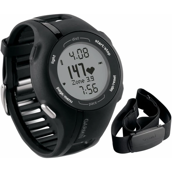 Garmin Refurbished Forerunner 210 with Heart Rate Monitor, Black ürün görseli 1