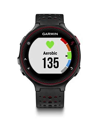 Garmin 010-03717-67 Forerunner 235 with Bile Temel Kalp Bilgisi İzleme, Black / Red / Red ürün görseli 1