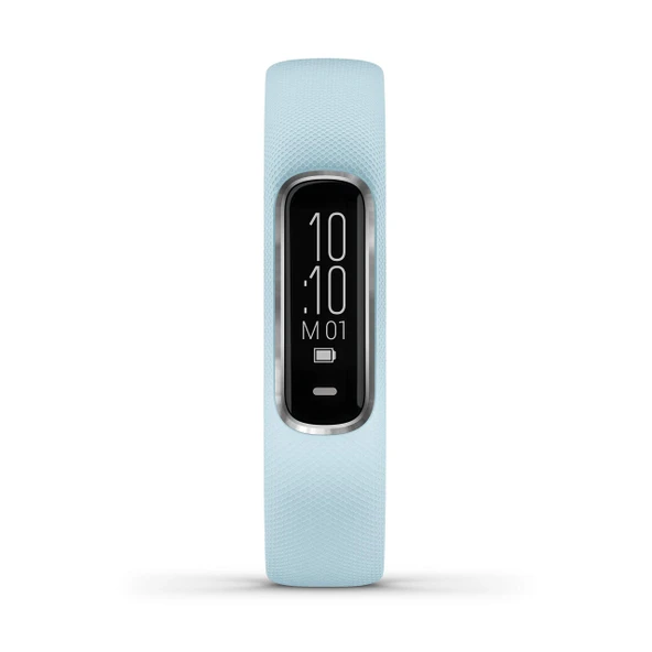 Garmin 010-N1995-04 Refurbished vivosmart 4 Activity Tracker, Azure Blue with Silver, Small/Medium ürün görseli 1