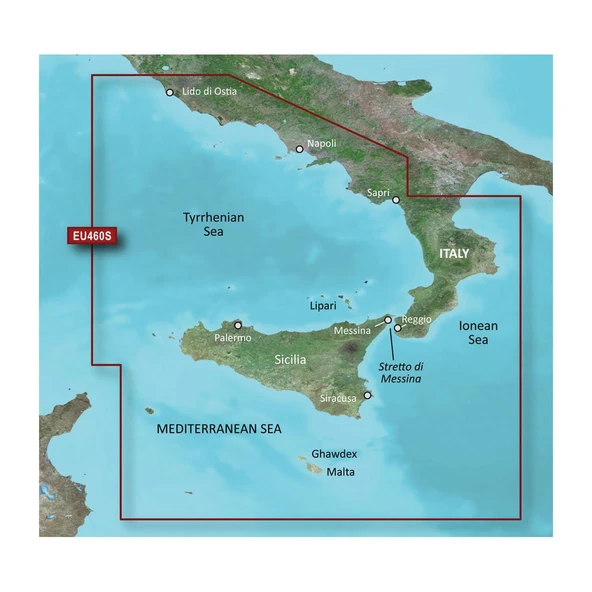 Garmin Bluechart G2 Hxeu460S Sicilya Lido Di Ostia - 010-C0804-20 ürün görseli 1