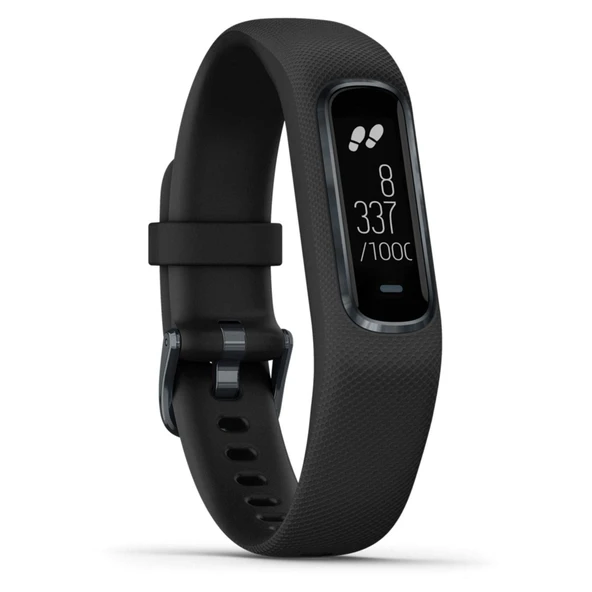 Garmin vivosmart 4 fitness takipçisi - şık tasarım, bilekten kalp atış hızı ölçümü, uyku analizi, 010-01995-03, siyah, L ürün görseli 1