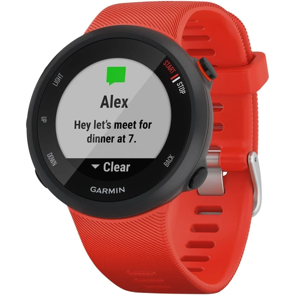Garmin Forerunner 45 – Hafif tasarımlı GPS koşu saati, egzersiz planları, kondisyon takipçisi, kalp atış hızı ölçümü ürün görseli 1