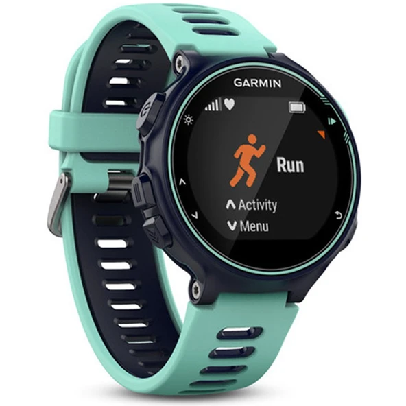 Garmin Forerunner 735XT, Multisport GPS Run Watch with Heart Rate, Midnight/Frost Blue ürün görseli 1