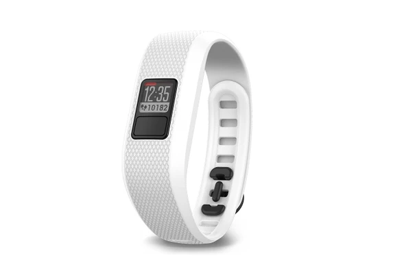 Garmin 010-01608-07 Fit 3 Activity Tracker, WW, Regular Fit - White ürün görseli 1