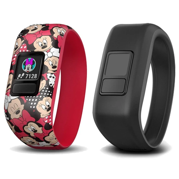 Garmin PHfit Jr 2 ile iki şık Bands (Minnie Mouse & Black) ürün görseli 1