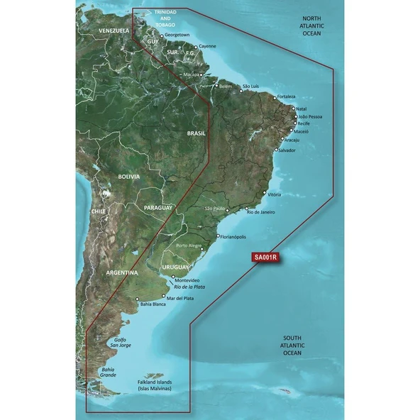 Garmin VSA001R-g3 South America East Coast, SD Card ürün görseli 1
