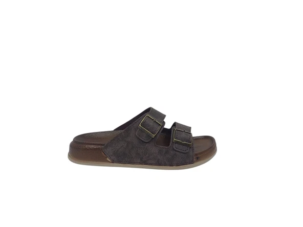 Witta 55201 Unisex Kahve Tokalı Günlük Kullanım Terlik ürün görseli 1