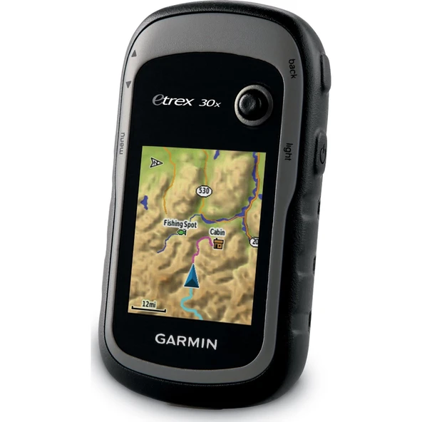 Garmin eTrex 30x, El GPS Navigator 3 eksenli Şef, Gelişmiş Hafıza ve Karar, 2.2 inç Renk Ekran, Suye Dayanıklı ürün görseli 1
