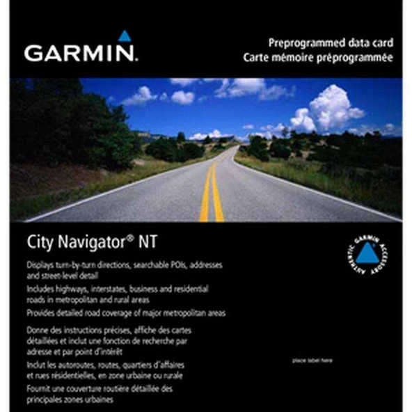 Garmin City Navigator for North Ameri GPS Aksesuarları ürün görseli 1