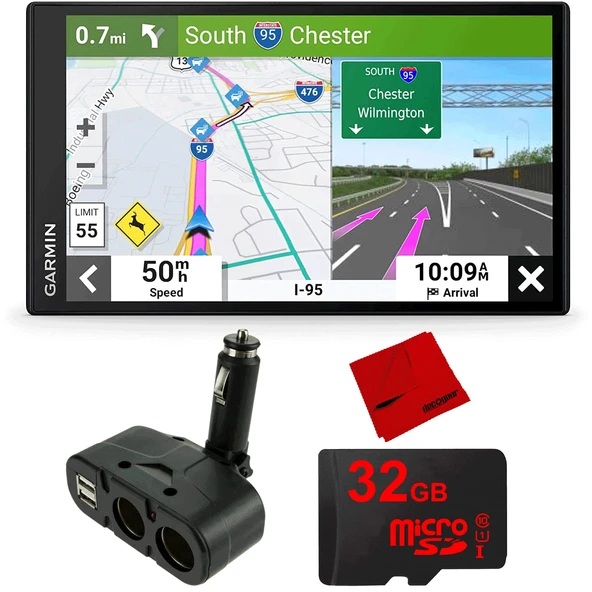 Garmin DriveSmart 66 6" Car GPS Navigator (010-02469-00) | Resmi ABD Ortak Modeli | Sche with USB Car Şarj ürün görseli 1