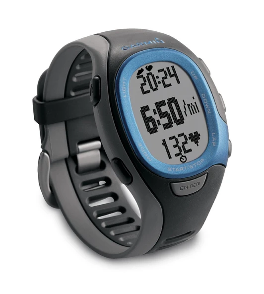 Garmin FR60 Mens Forerunner LTD Edition Sche with Heart Rate Monitor (Black/Mavi, Bir Boyut) ürün görseli 1