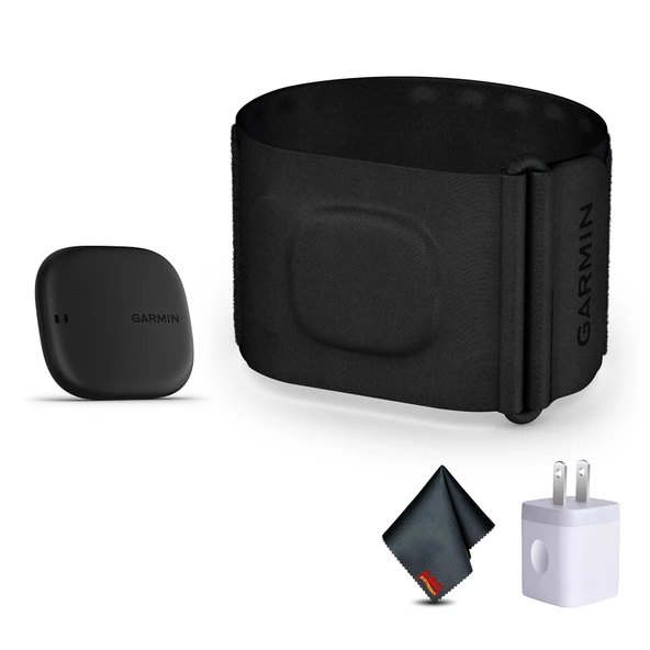 Garmin Index Sleep Monitor, L/XL Sche with USB Wall Şarj Cihazı + Microfiber Temizlik Kumaş ürün görseli 1