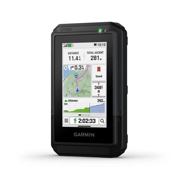 Garmin eTrex Touch - 3" renkli dokunmatik ekrana, 130 saate kadar pil ömrüne TopoActive haritalarına, rota planlamaya, uydu ve çoklu frekans alımına sahip GPS el tipi cihaz ürün görseli 1