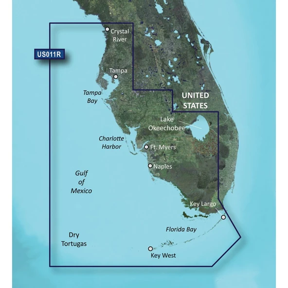 Garmin BlueChart® g2 Vision® HD - VUS011R - Southwest Florida - Micro /SD ürün görseli 1
