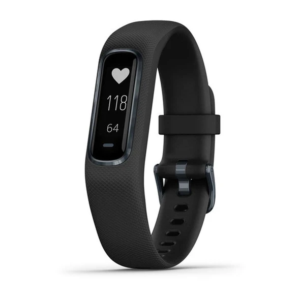 Garmin vivosmart 4, Activity and Fitness Tracker w/Pulse Ox ve Heart Rate Monitor, Black, Large Band ürün görseli 1