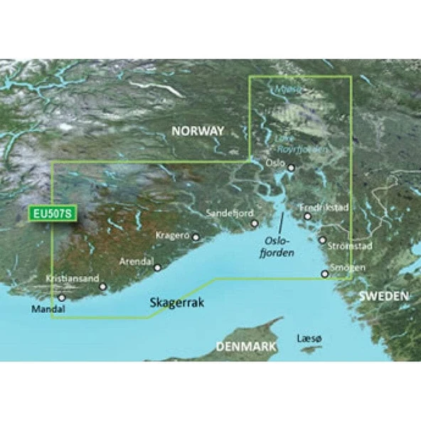Garmin 010C106900 G3v Veu507s - Oslo-mandal-smogen ürün görseli 1